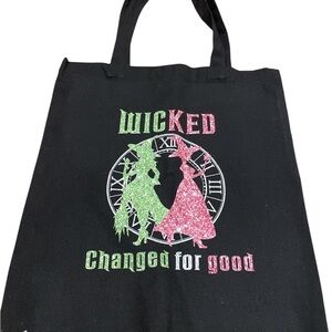 Wicked Changed For Good Black Medium Tote Bag